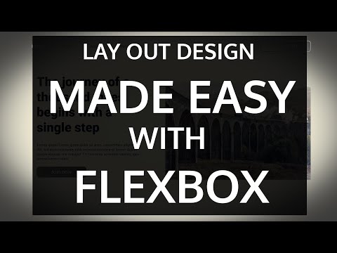 Website Flexbox-Lay out design