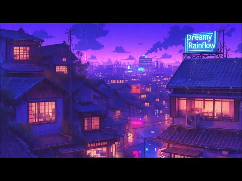 Late Night Study Session 📚 Retro Music & Nostalgic Vibes ☔ Rainy Lofi Hip Hop Beats