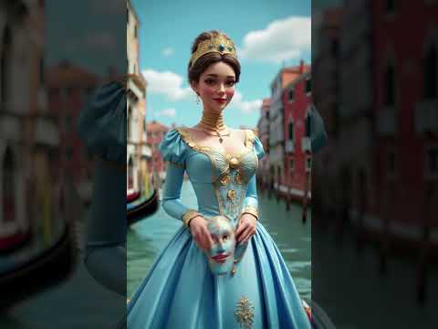Frog's love in Venice! #funny #aiart #cat #shorts #satisfying