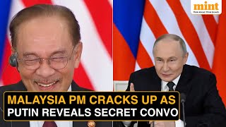 Putin's 'Second Wife' Joke On Malaysian PM Anwar Ibrahim Leaves Them In Splits | Watch