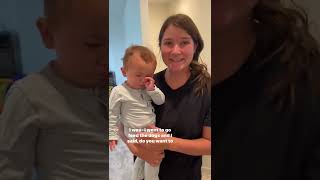 baby's first word (can you guess it? it's not mama or dada 😅) 📽️ thedashleys