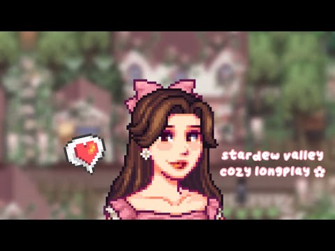 cozy stardew valley longplay + no commentary 👩🏻‍🌾🐰 ep. 01 marriage, egg festival and more!