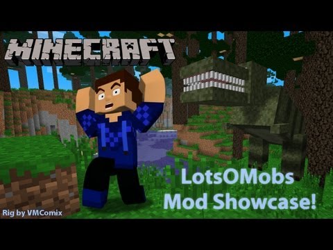 Minecraft's Amazing LotsOMobs Mod Showcase!