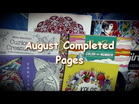 August Completed Pages