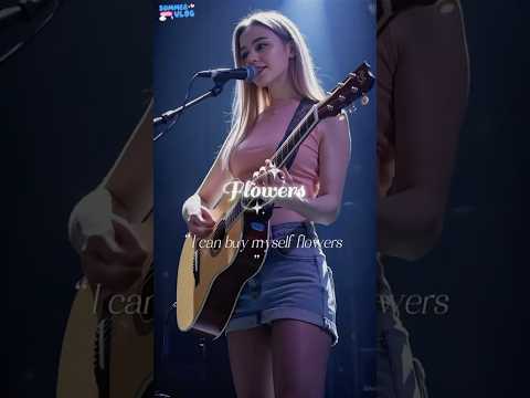 Flowers - Lyrics - Miley Cyrus #englishsongs #masonmusic #popanthem #AI_Music_Nova