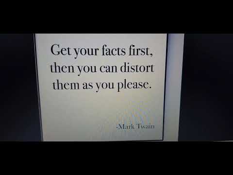 Get your facts first, then you can disort them as you please.
