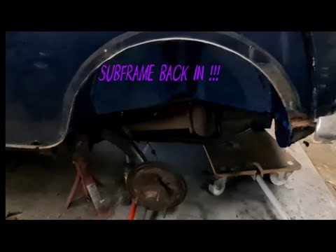 mini mpi (budget build) we sort the boot floor and subframe out