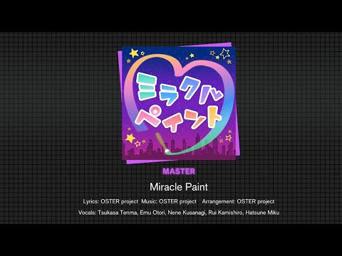 [Colorful Stage] Miracle Paint (Master) All Perfect!!
