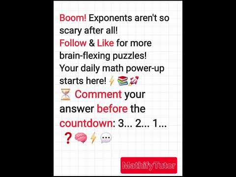 Can You Solve 5ˣ × 5ˣ = 100? | Exponential Math Puzzle! #maths #mathisfun