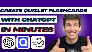 AI HACK: How I Use ChatGPT to Make Quizlet Flashcards FAST!