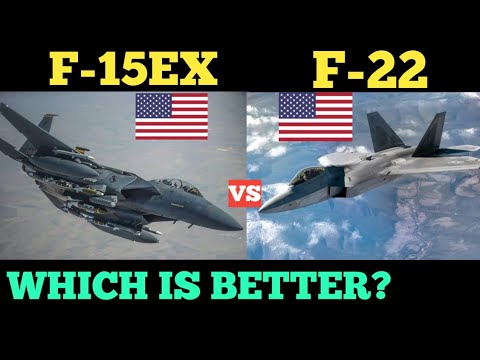 F-22 VS F-15EX FIGHTER JETS SPECIFICATIONS COMPARISON.