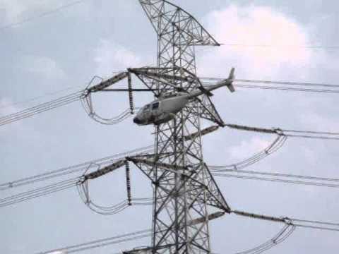 20160307淡水區高壓電塔礙子清洗作業