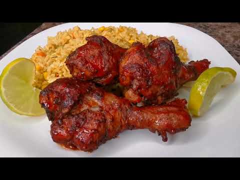 HOW TO MAKE JAMAICAN JERK CHICKEN THE RESULT IS AMAZING & DELICIOUS |MANGO HABANERO BBQ SAUCE