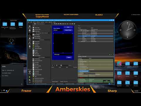 Amberskies 2019 : Amber 3D -  Qt C++ : # 4 ( QTextEdit )