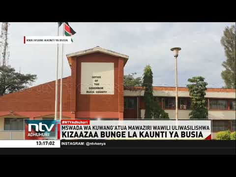 Kizaazaa Chashuhudiwa Katika Bunge La Kaunti Ya Busia Kuhusu Madai ya Ubadhirifu Wa Fedha