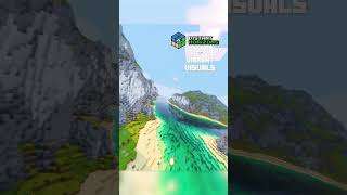 Minecraft: Distant Horizons MOD with Vibrant Visuals #shorts