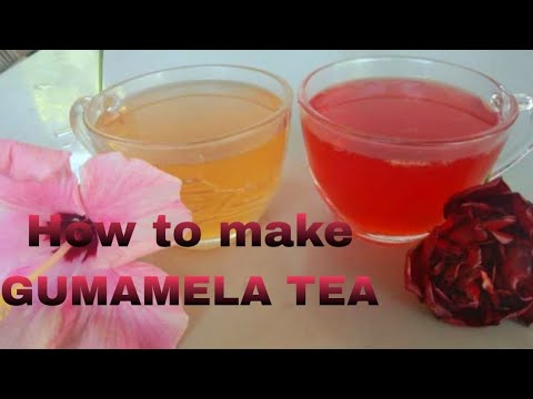 How to make Gumamela Tea/My sister Presentation