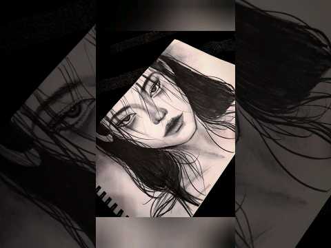 Drawing  girl portrait sketch #shorts #portrait #art #sketch #girldrawing #easy