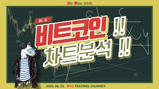 [코인 뿔리는 연구소] 코뿔소TV - 비트코인 차트 분석 (2023. 06. 03.)