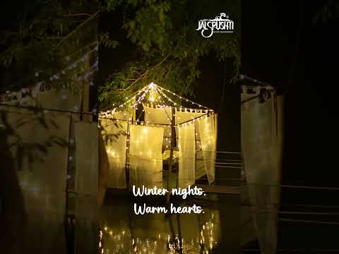 Winter nights at Jalsrushti Luxury Island Resort!!