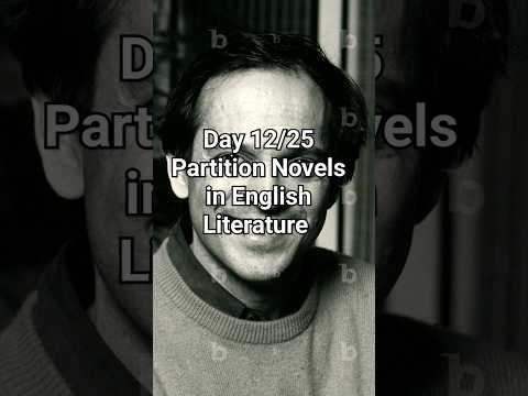 days 12/25 Partition Novels in English Literature #asuitableboy
