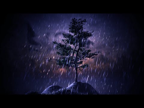 Night Rain Sounds for Sleeping - Dimmed Screen | Beat Insomnia - Sleep Better - Gentle Rain
