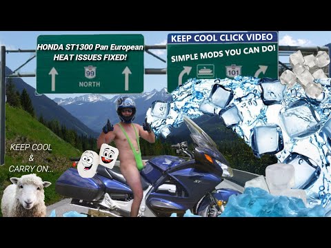 Honda ST1300 PanEuropean Heat Reduction