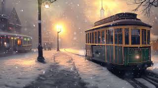 Christmas Tram | Ambient Of Holliday | Christmas Night