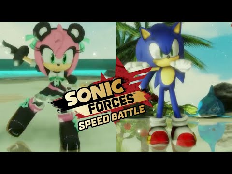 Panda Amy and Sonic Dance [Sonic Forces Speed Battle: SFSB]