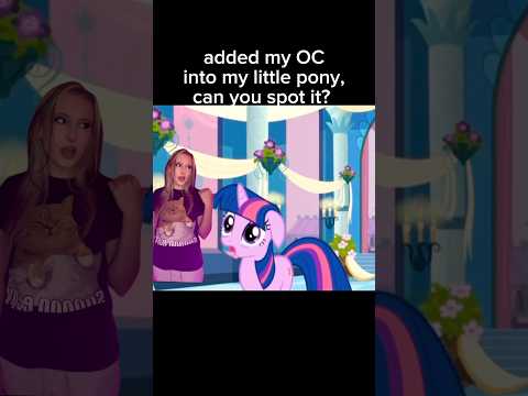can you see it? 😱 #satire #parody #floptok #oc #mlp #cartoon