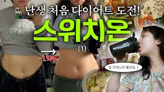 [다이어트 브이로그 1] 부부 스위치온 시작!🔥 3일간 단백질쉐이크, 두부만 먹다가 동파육 만들어먹는 일상 (잇더핏, 델리스푼 애사비, 스위치온 식단)