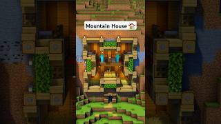 Minecraft Beautiful Mountain House 🏠 #minecraft