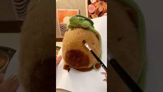 capybara abstract painting#capybara #painting #abstract #cute #funny #creative #doll