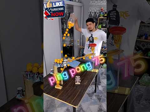 Ping Pong Ball Trick Shot #shorts #trickshots #trickshot