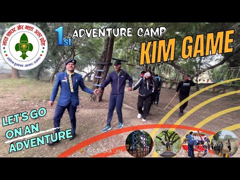 Scout Guide Game | KIM GAME | 1st Adventure Camp | State Training Center Pryagraj U.P. INDIA🇮🇳