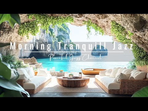 Morning tranquill Jazz|Quiet Lakeside Jazz | Cozy Porch Ambience with Relaxing Jazz for Work & Study