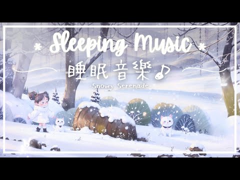 【無片中廣告】雪境如歌 | 溫柔謐靜睡眠音樂 - 白雪紛飛 ..❄️