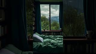Sleep well with the sound of rain by the window... heal with the sounds of nature  #sleepmusic