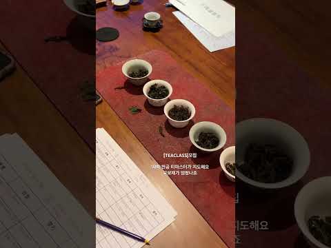 다연재 티아카데미 정규반 클래스 모집해요 #세종티카페 #티클래스 #차수업