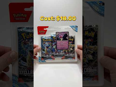 Pokemon Stellar Crown Blister Pack Opening