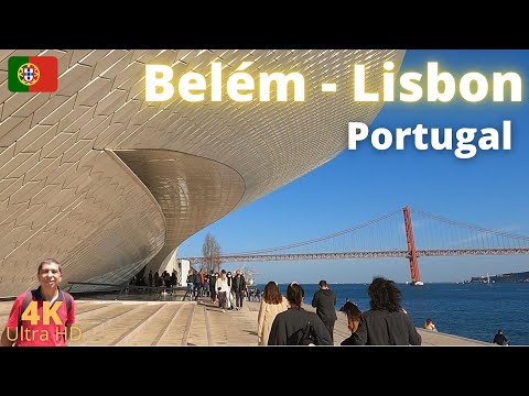 Belem - Top tourist attraction in Lisbon, Portugal, 4K