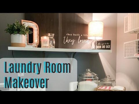 Laundry Room Makeover | Clean and Organize with me 2019 | Small Laundry Room Organization Ideas