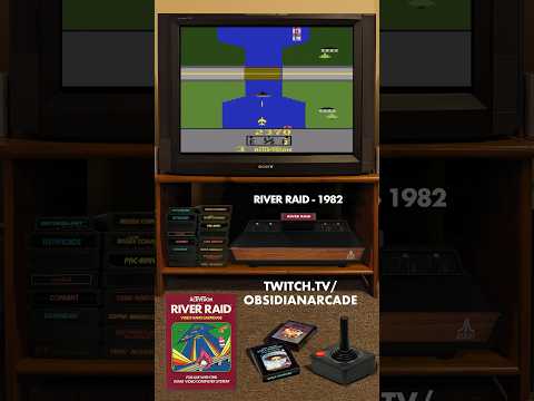 How many hours did you pour into 1982 Activision classic River Raid? 🕹️ #atari2600 #retrogaming
