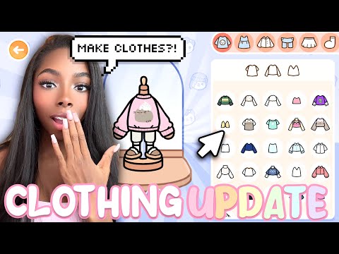 CLOTHING MAKER UPDATE! (500+ ITEMS) 👚 | with voice 📢 | Toca Life World