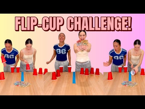 FLIP THE CUP CHALLENGE! - Double Date!