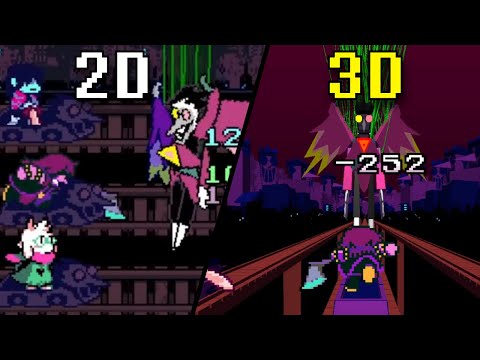 Fighting Spamton Neo in 3D