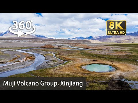 【VR360】China from Air: Muji Volcano Group 木吉火山口 | 360° 8K Aerial Video | Xinjiang