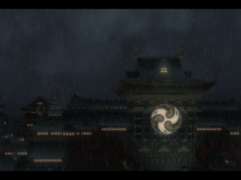 Raining Kugane from the top of the holstery while playing NITW songs (FFXIV)