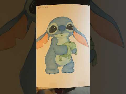 We drew stitch together 🤩