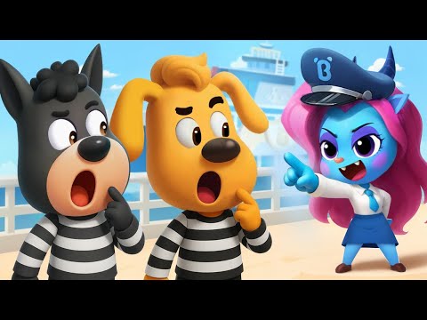 Who's the Thief | Fun Adventure | Kids Cartoon | Safety Rules for Kids | Sheriff Labrador